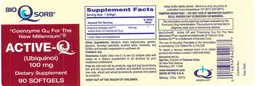 Label for Active-Q 100 mg