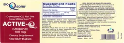Label for Active-Q 100 mg