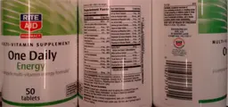 Label for One Daily Energy