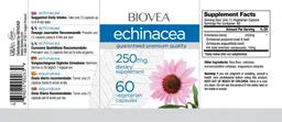 Label for Echinacea 250 mg