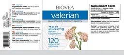 Label for Valerian 250 mg
