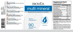 Label for Multi Mineral