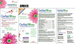Label for CitraNatal 90 DHA Prenatal Tablets