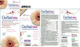 Label for CitraNatal DHA Gelatin Capsule