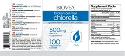 Label for Broken Cell Wall Chlorella