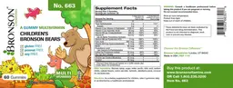 Label for Children's Bronson Bears