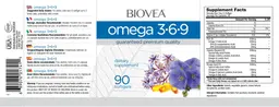 Label for Omega 3-6-9