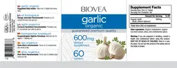 Label for Garlic 600 mg