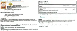 Label for Beta Carotene 25,000 IU