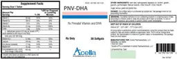 Label for PNV-DHA