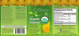 Label for Gentle Organic Cleanse
