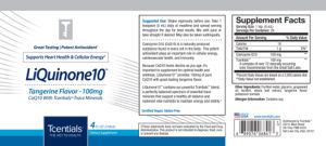 LiQuinone10 Tangerine Flavor - 100 mg
