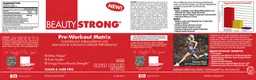 Label for BeautyStrong Fruit Punch Flavor