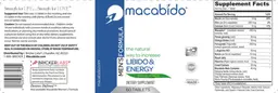 Label for Macabido Men's Formula