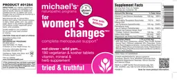 Label for For Women's Changes