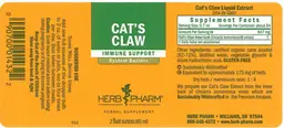 Label for Cat's Claw