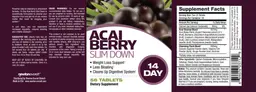 Label for Acai Berry Slim Down