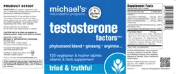 Label for Testosterone Factors