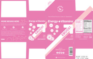 EBOOST Energy Powder Pink Lemonade