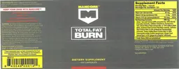 Label for Total Fat Burn