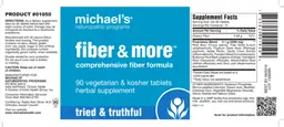 Label for Fiber & More