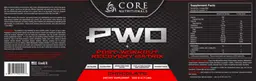Label for PWO Chocolate