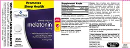 Label for Timed Release Melatonin 10 mg