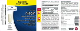 Label for Niacin Inositol Hexanicotinate Capsules, 500 mg