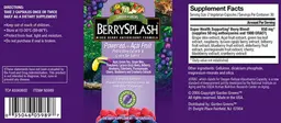 Label for BerrySplash Powered With Acacia Fruit