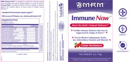 Label for Immune Now Cherry Watermelon