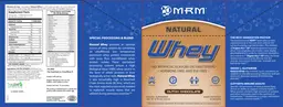 Label for Natural Whey Dutch Chocolate
