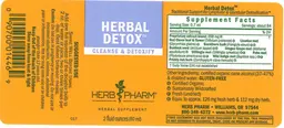 Label for Herbal Detox