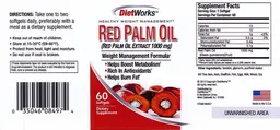 Label for Red Palm Oil