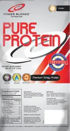 Label for Pure Protein Vanilla