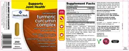 Label for High Absorption Turmeric Curcumin Complex