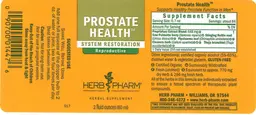 Label for Prostate Health