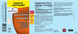 Label for Glucosamine 1500 mg Chondroitin 1200 mg