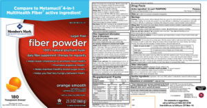 Fiber Powder Orange Smooth