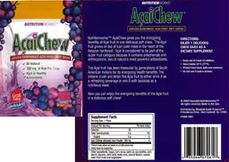 Label for AcaiChew