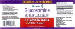 Label for Glucosamine & Chondroitin Sulfate