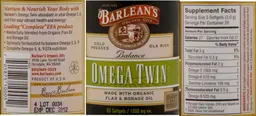 Label for Omega Twin