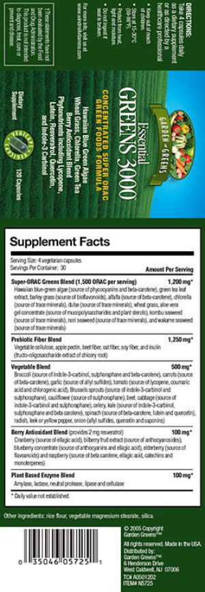 Essential GREENS 3000