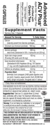 Label for Advanced ACV Plus