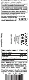 Label for 7-Keto DHEA