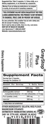 Label for GrayStop Plus