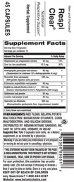 Label for Respi Clear