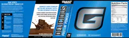 Label for Delicious Protein Powder Elite Delicious Chocolate Shake