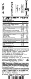 Label for Vitamins 4 Hair