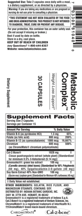Label for Metabolic Complex