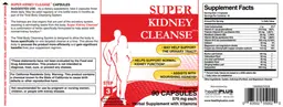 Label for Super Kidney Cleanse